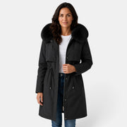 Parka Acolchada para Mujer con Capucha