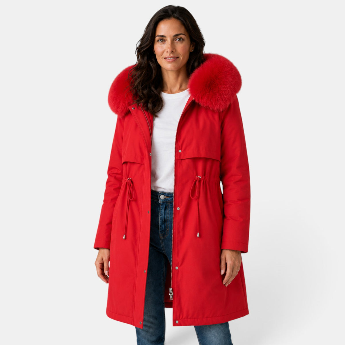 Parka Acolchada para Mujer con Capucha
