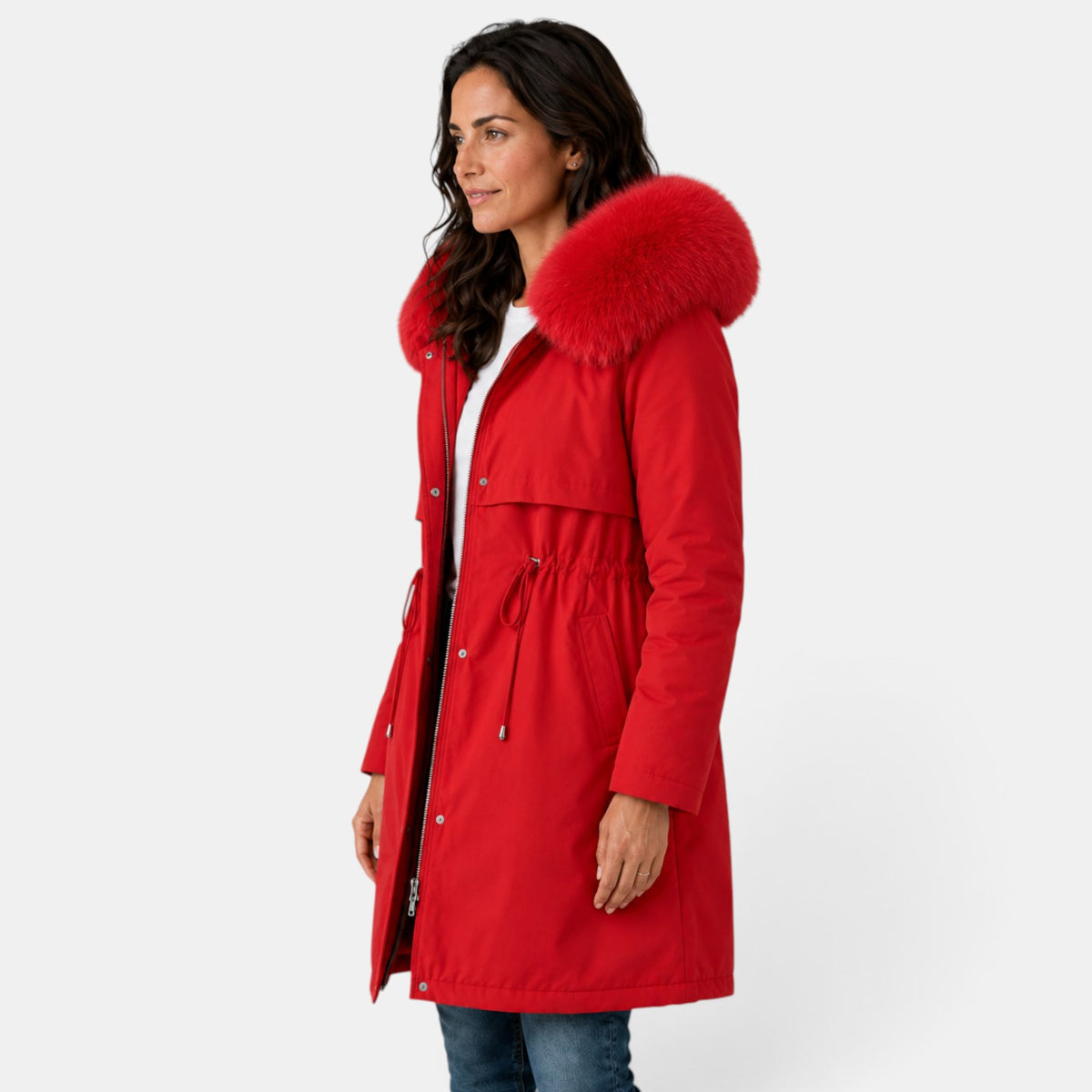 Parka Acolchada para Mujer con Capucha