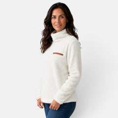 Sudadera Polar Mujer con Bolsillo - Suave y Cómoda de Invierno