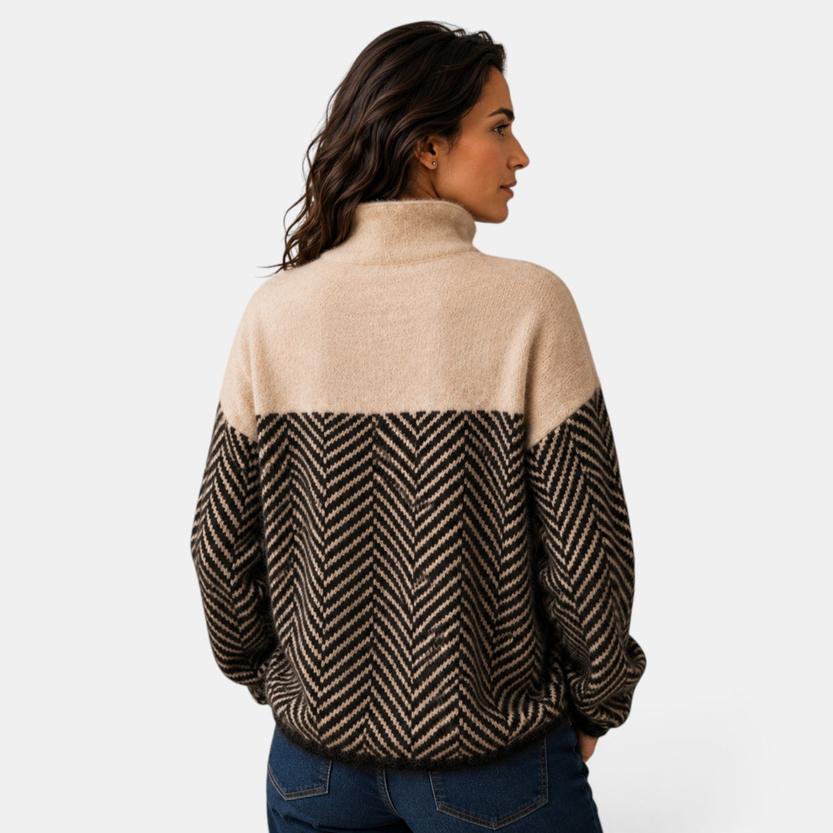 Suéter Mujer Cuello Alto