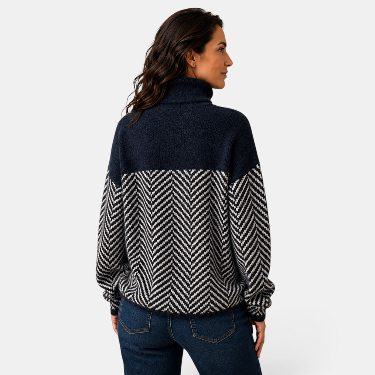 Suéter Mujer Cuello Alto