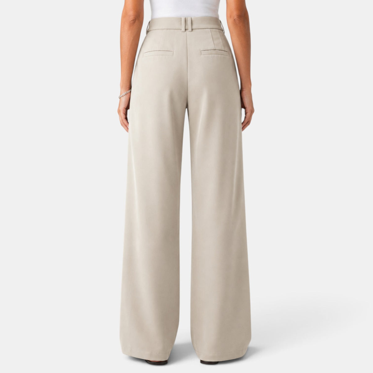 Pantalón de Vestir Mujer Pierna Ancha