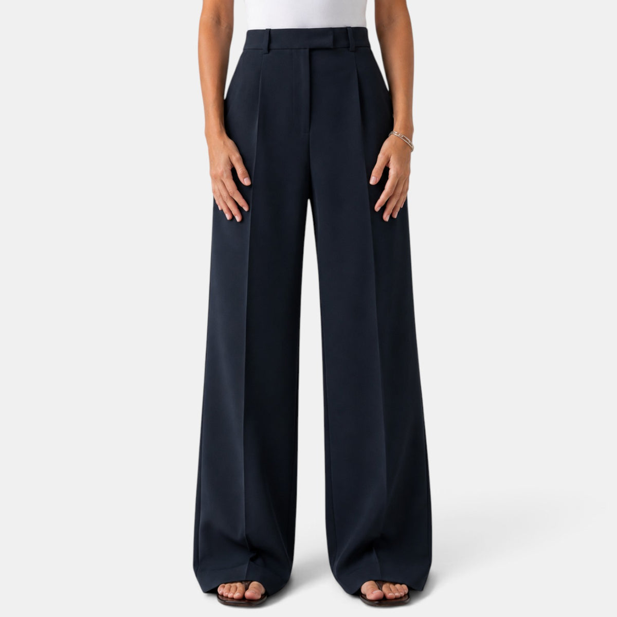 Pantalón de Vestir Mujer Pierna Ancha