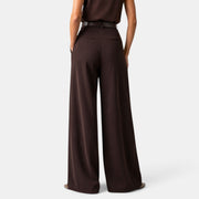 Pantalón de Vestir Mujer Marrón Chocolate