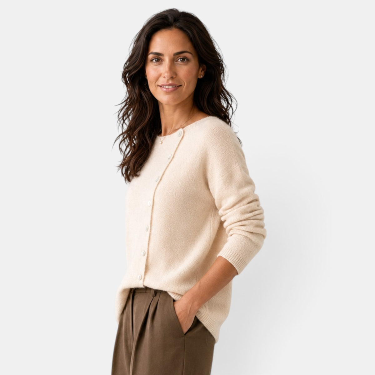 Cárdigan de Punto Premium Mujer – Suave y Elegante