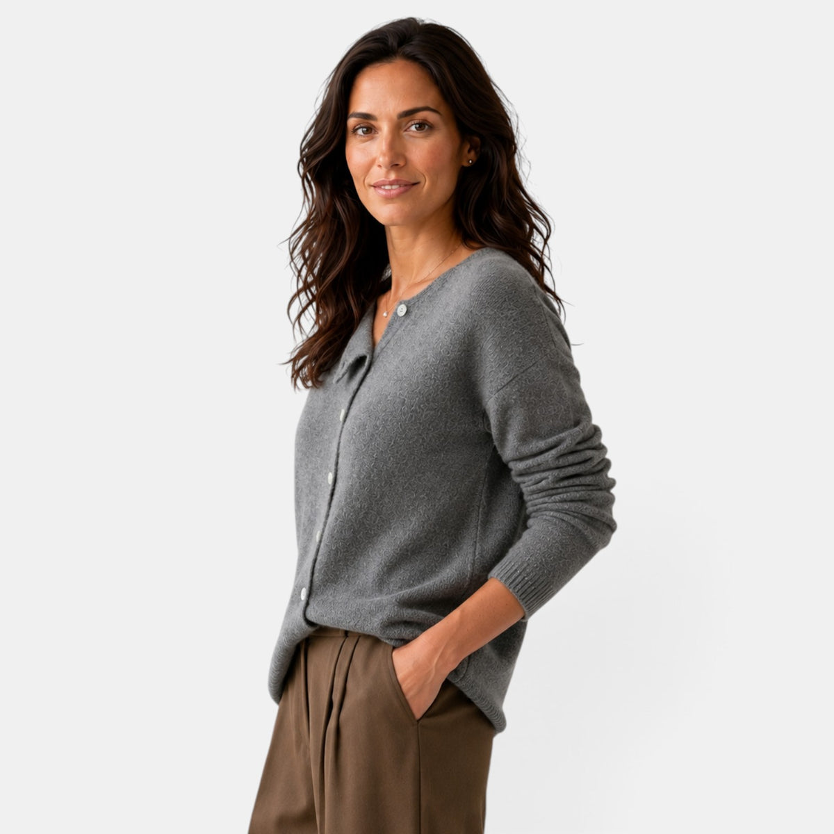 Cárdigan de Punto Premium Mujer – Suave y Elegante