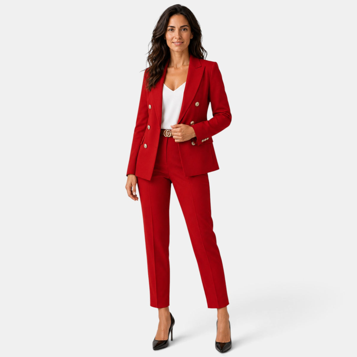 Traje de Dos Piezas Mujer con Blazer y Pantalón
