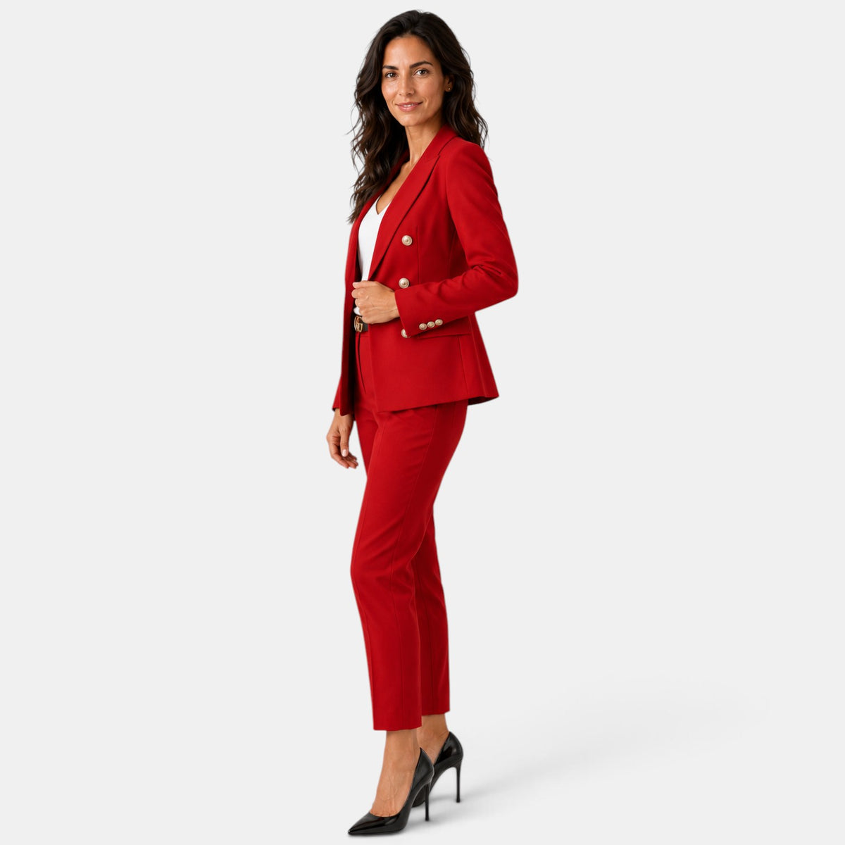 Traje de Dos Piezas Mujer con Blazer y Pantalón