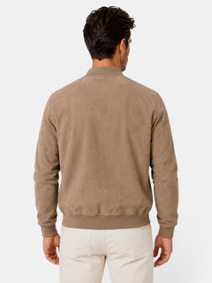 Chaqueta Ante Hombre Estilo Urbano