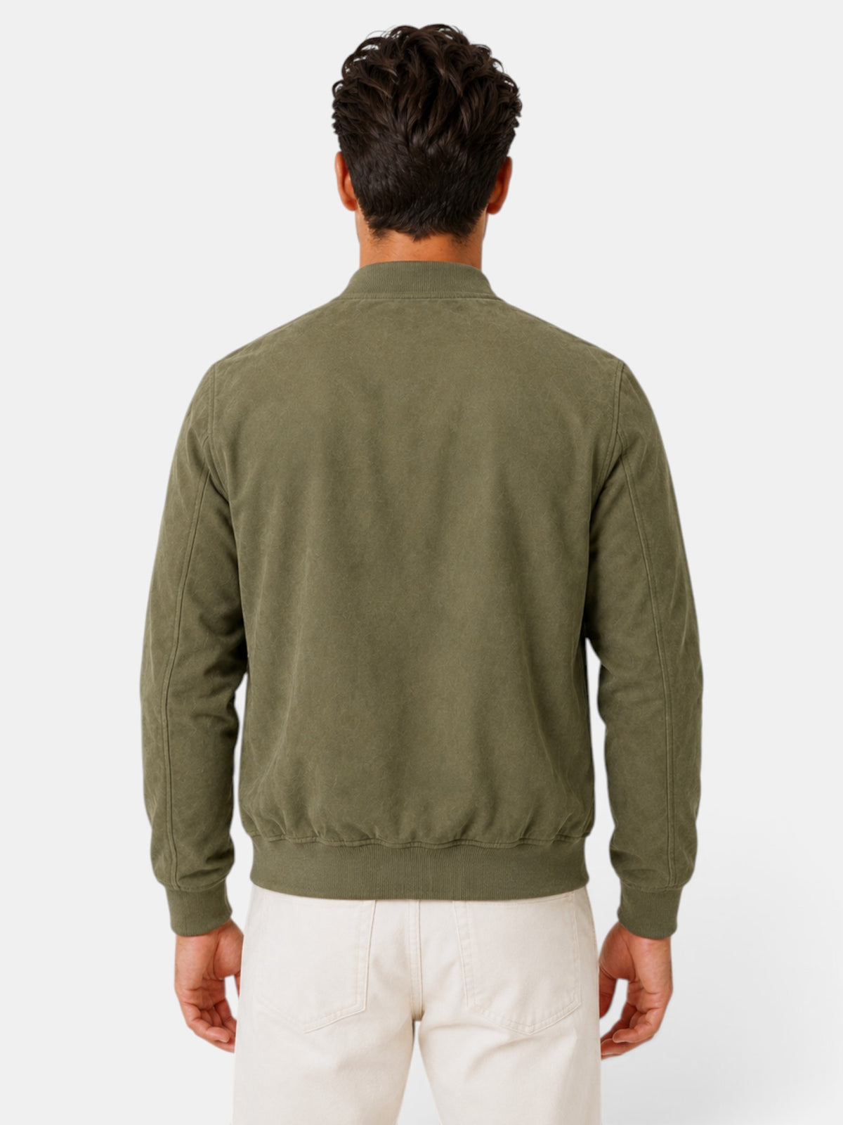 Chaqueta Ante Hombre Estilo Urbano