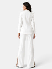 Traje Mujer Blazer y Pantalón Ancho