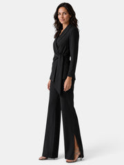 Traje Mujer Blazer y Pantalón Ancho