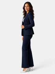 Traje Mujer Blazer y Pantalón Flare
