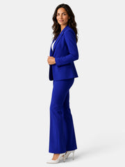 Traje Mujer Blazer y Pantalón Flare
