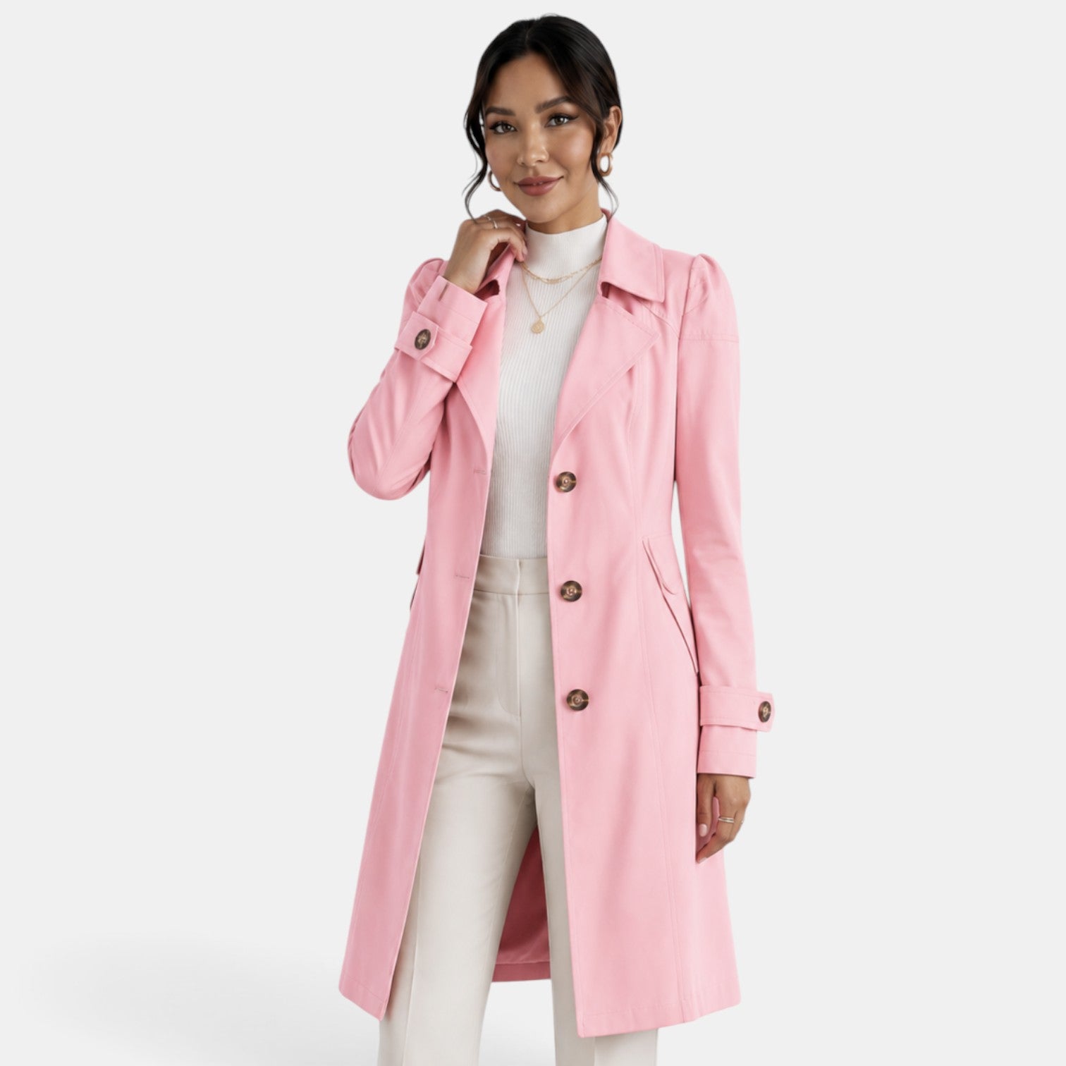 Gabardina Mujer Elegante