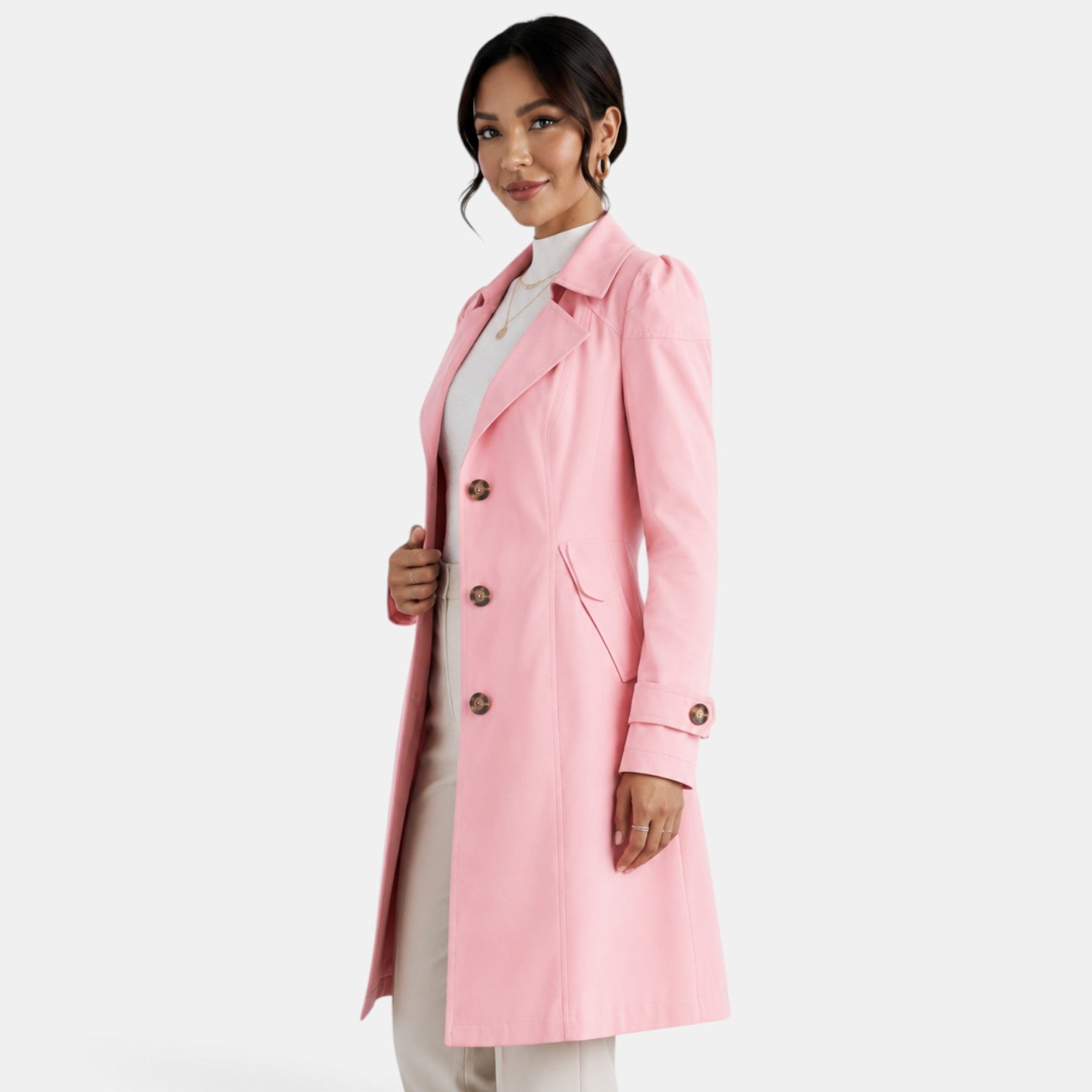 Gabardina Mujer Elegante