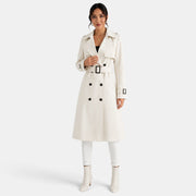 Gabardina Mujer Elegante Larga
