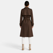 Gabardina Mujer Elegante Larga