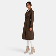 Gabardina Mujer Elegante Larga