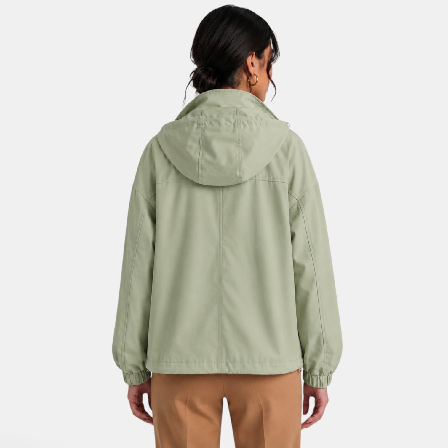 Chaqueta Oversize Mujer con Capucha