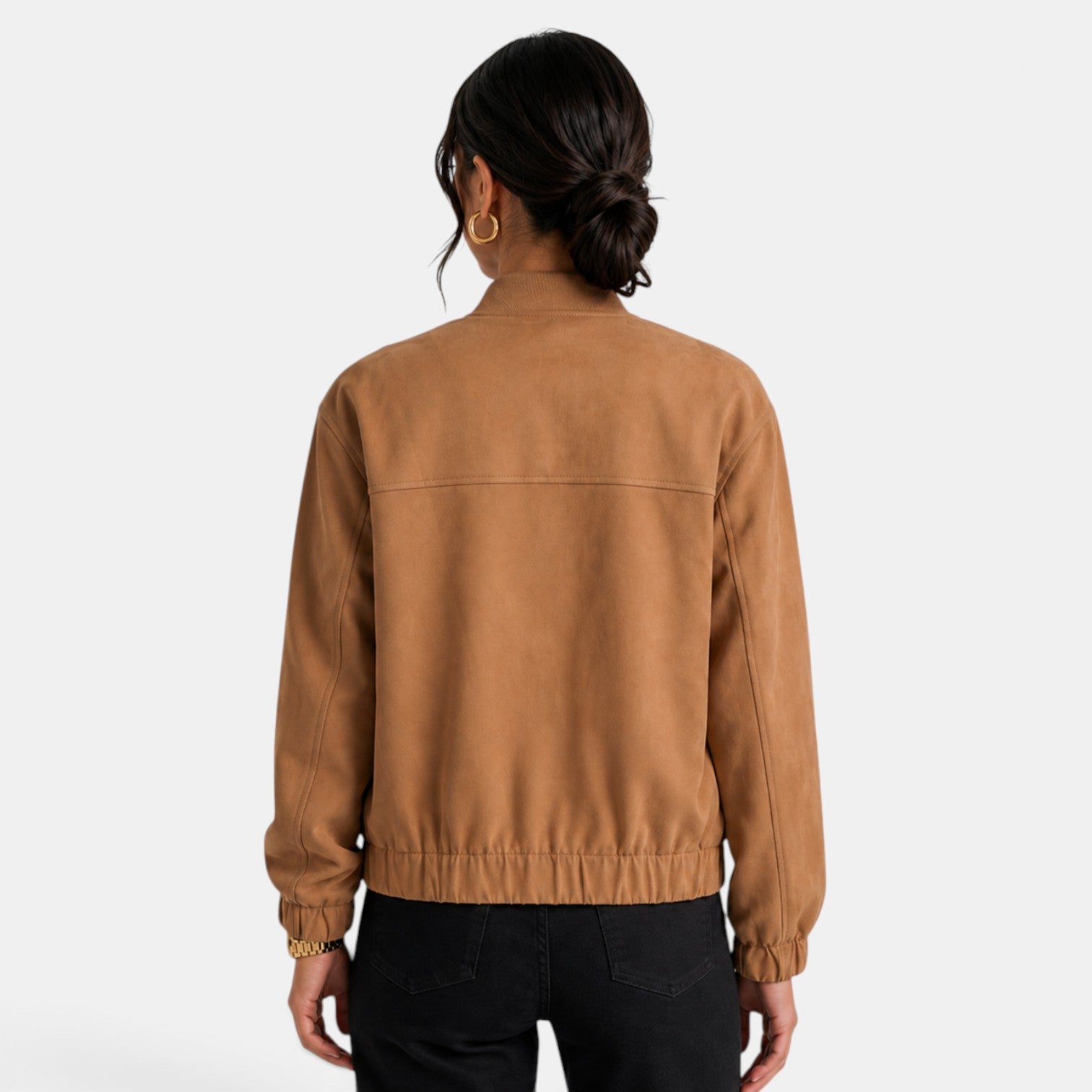 Women's Oversized Faux Leather Modern Jacket