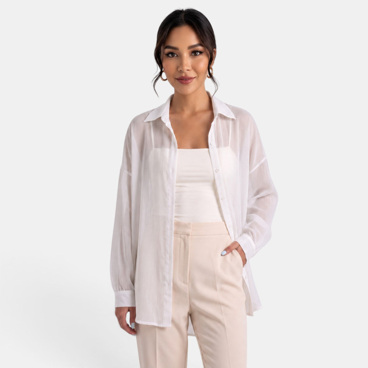 Chaqueta Ligera Mujer Verano Perlada