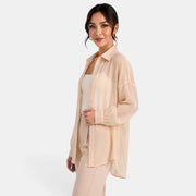 Chaqueta Ligera Mujer Verano Perlada