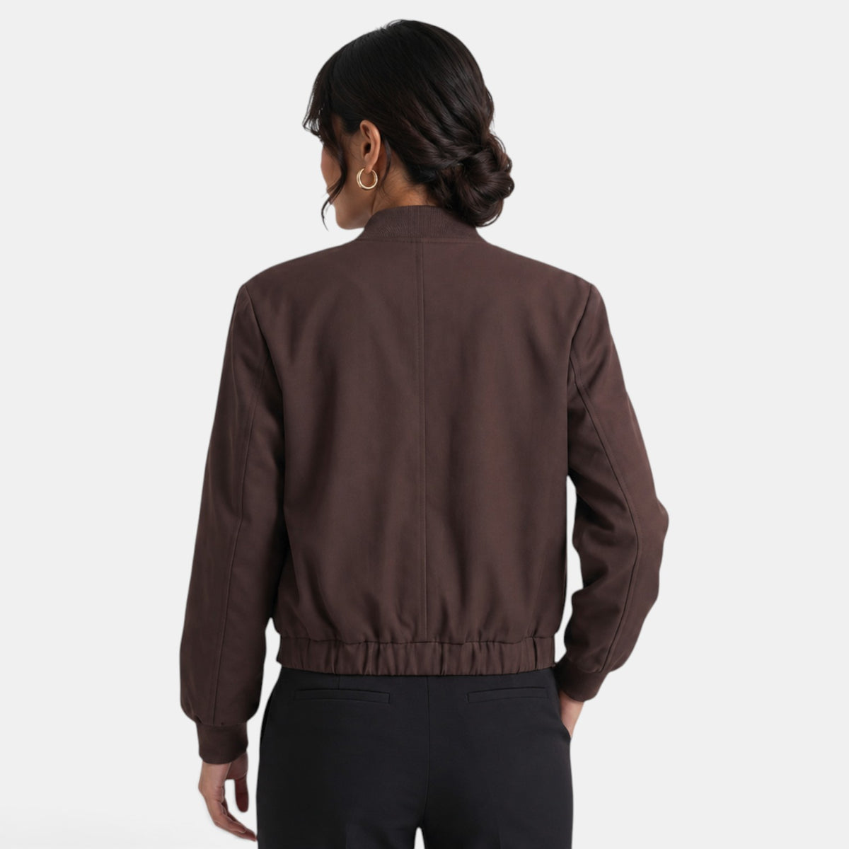 Chaqueta Corta Mujer Entretiempo Manga Larga