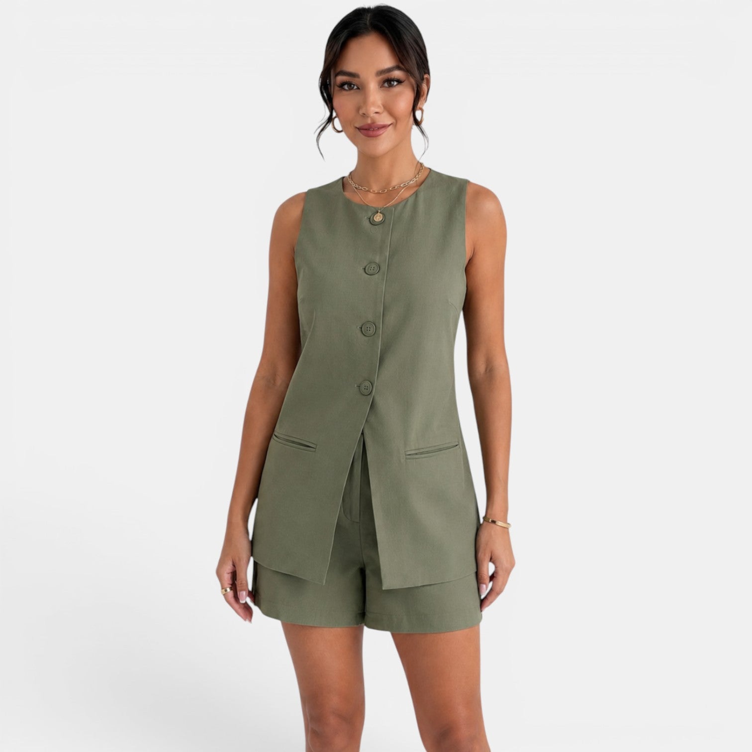 Women's Elegant Vest Set