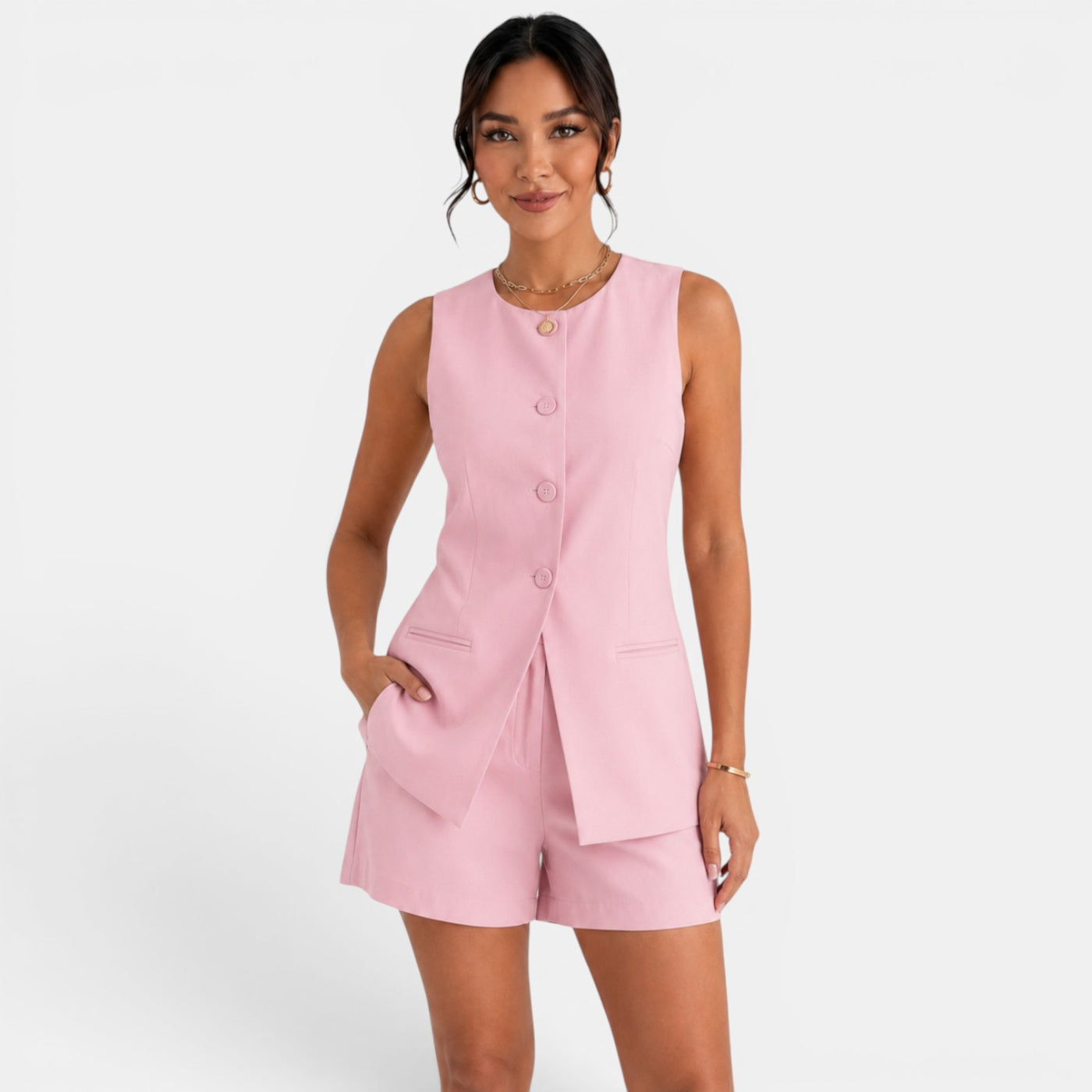 Women's Elegant Vest Set
