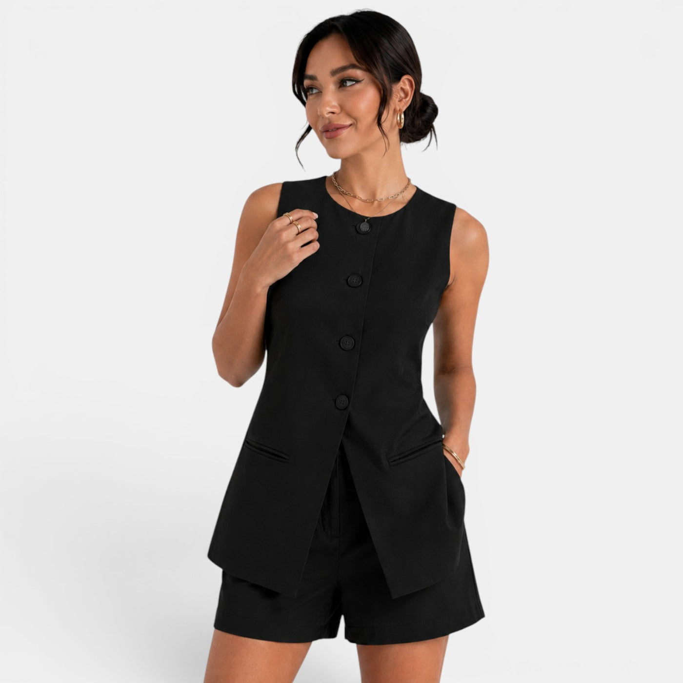 Women's Elegant Vest Set