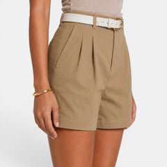 Women's High Waisted Dressy Shorts - Lightweight