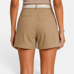 Women's High Waisted Dressy Shorts - Lightweight