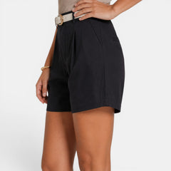 Women's High Waisted Dressy Shorts - Lightweight