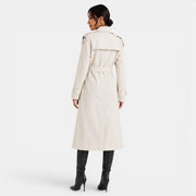 Women's Elegant Belted Trench Coat