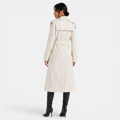 Gabardina Mujer Elegante Cinturón