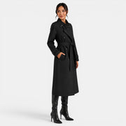 Women's Elegant Belted Trench Coat