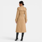 Women's Elegant Belted Trench Coat