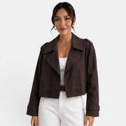 Women's Short Trench Coat