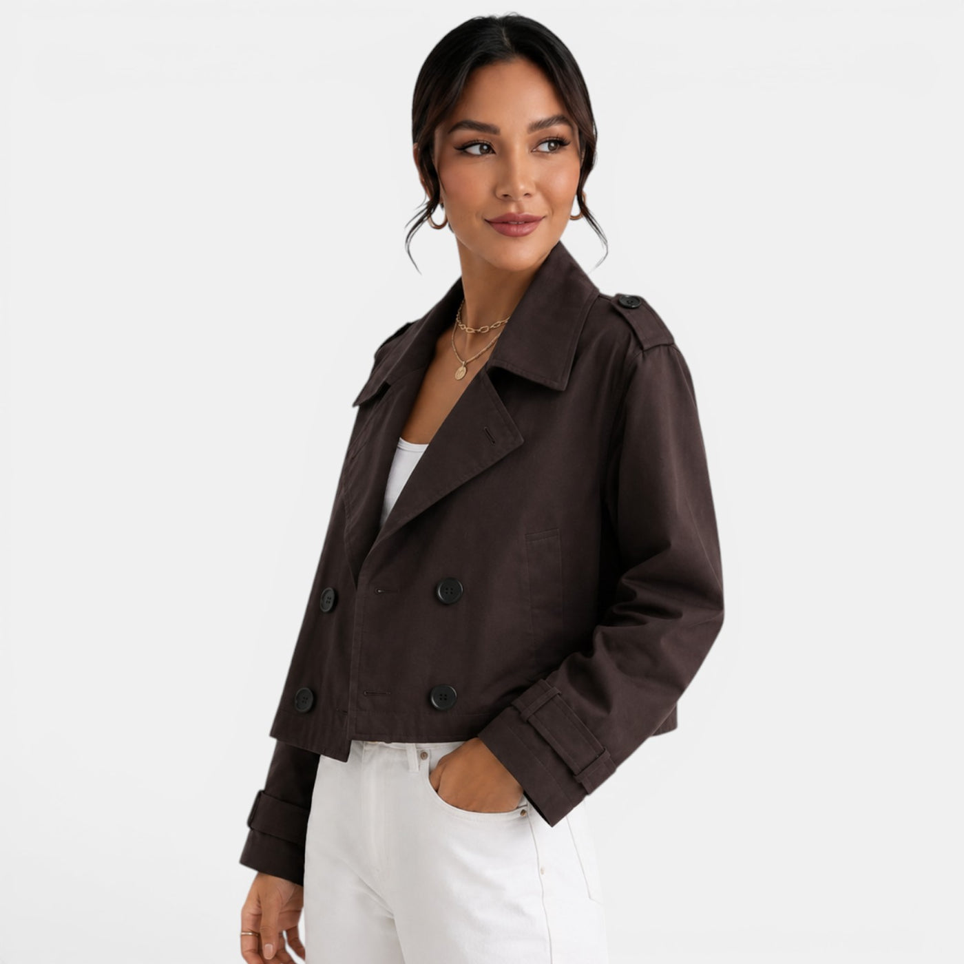 Women's Short Trench Coat