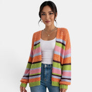 Cárdigan Punto Mujer Multicolor