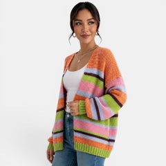 Cárdigan Punto Mujer Multicolor