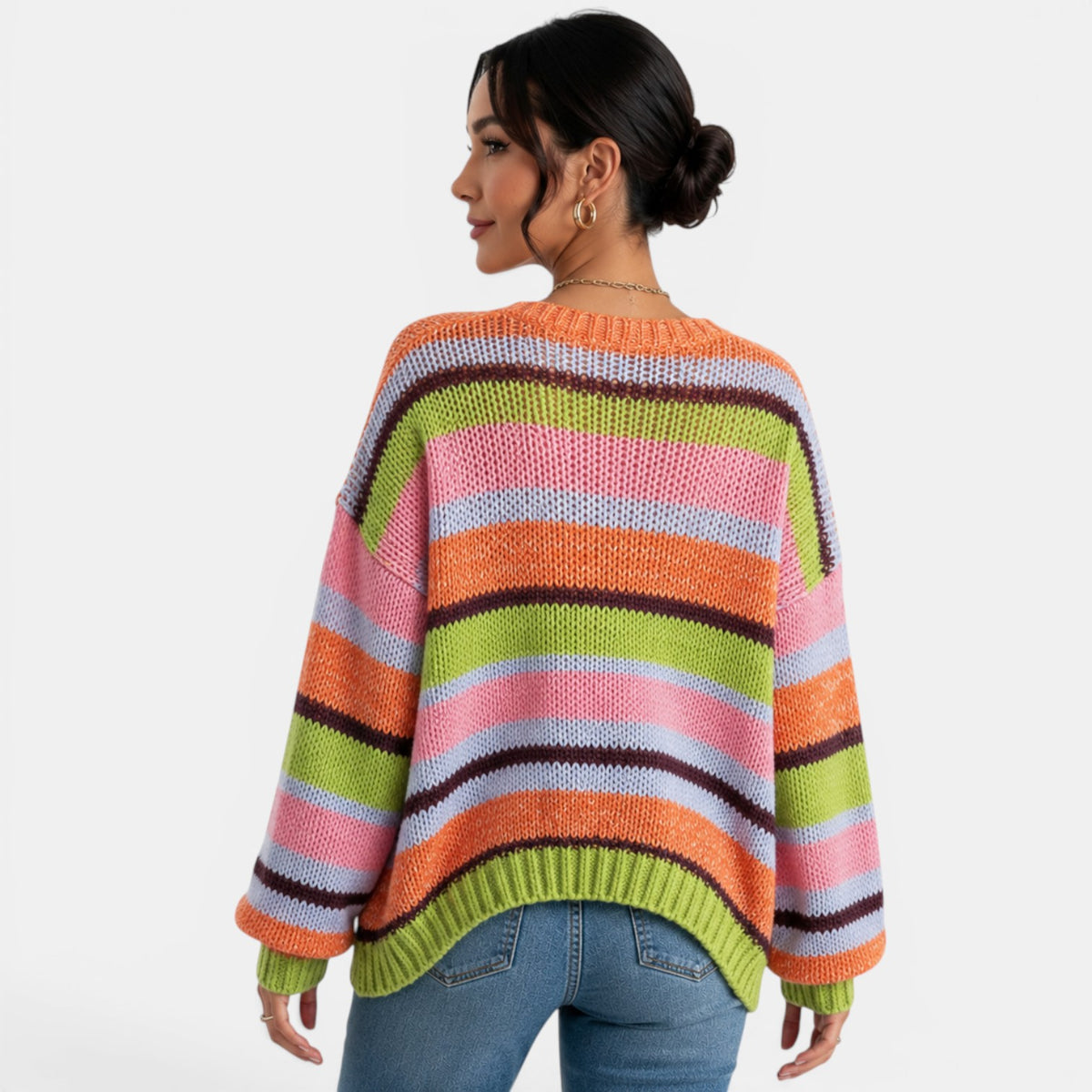 Cárdigan Punto Mujer Multicolor