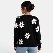 Cárdigan Punto Mujer Floral