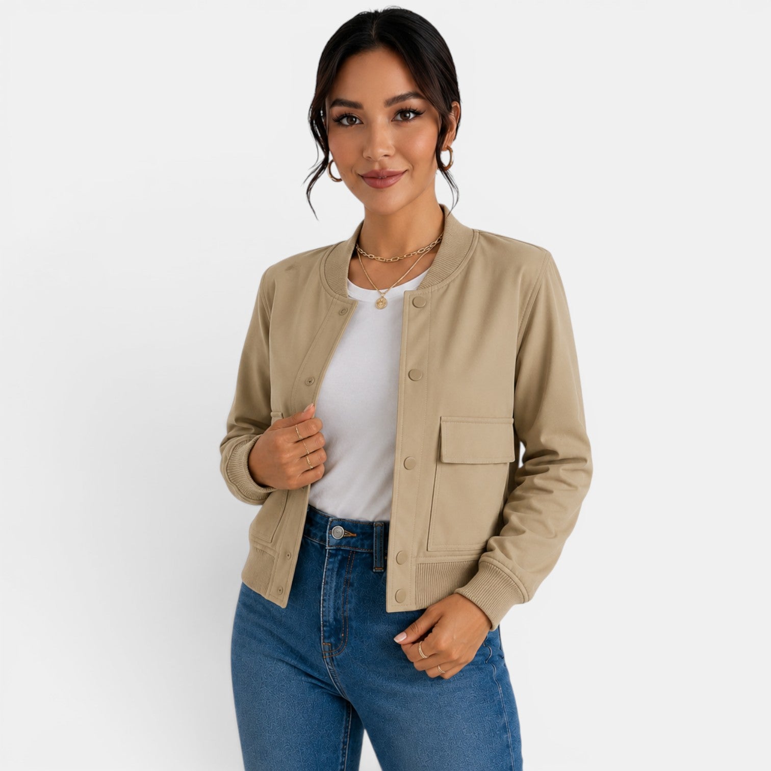 Chaqueta Bomber Mujer Ligera