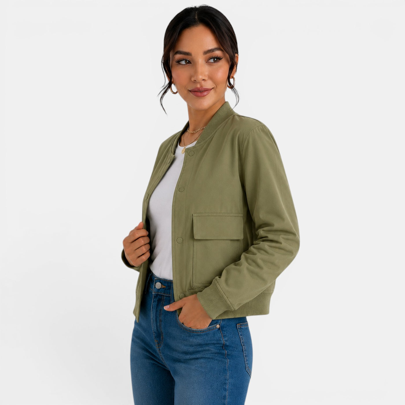 Chaqueta Bomber Mujer Ligera