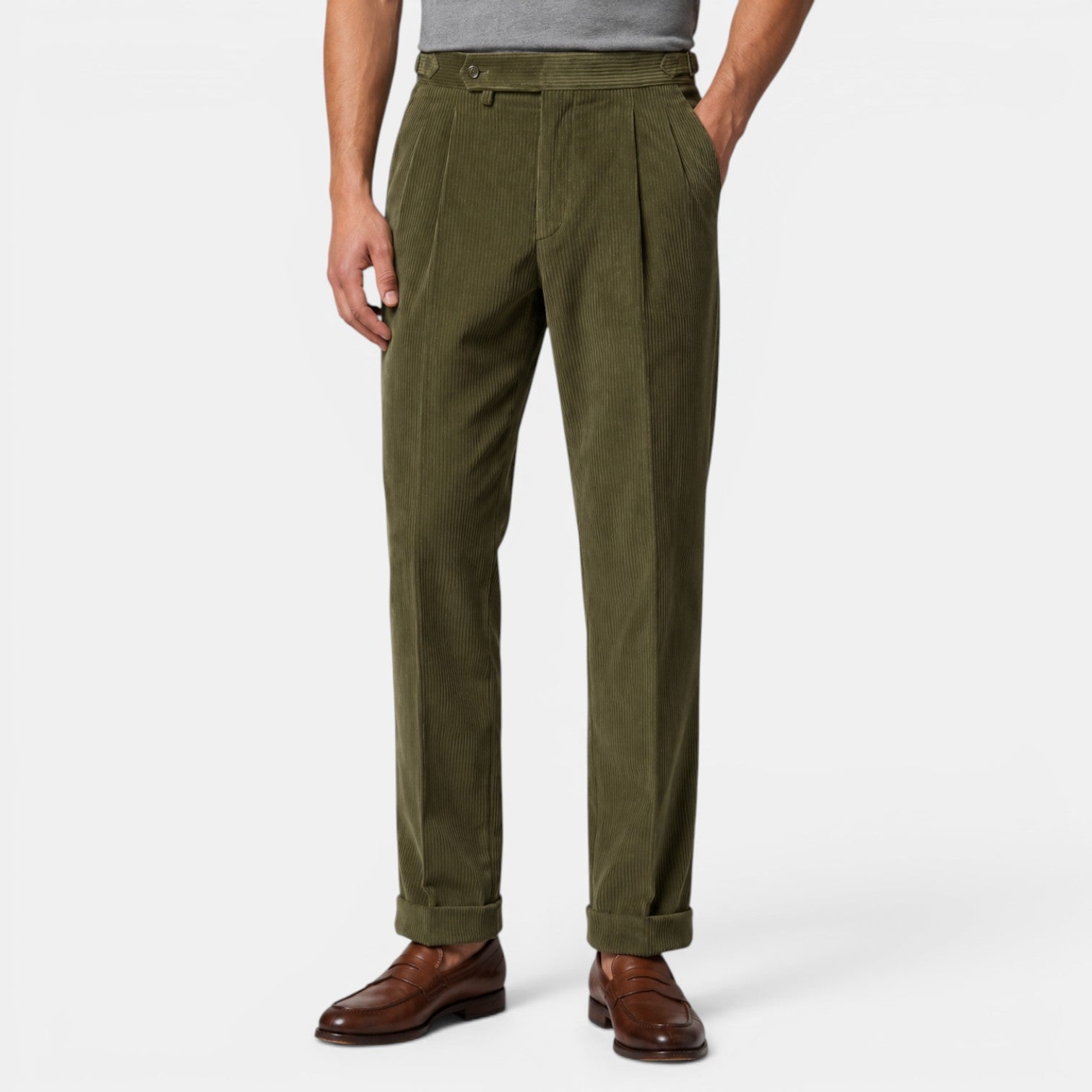 Men's Casual Corduroy Trousers