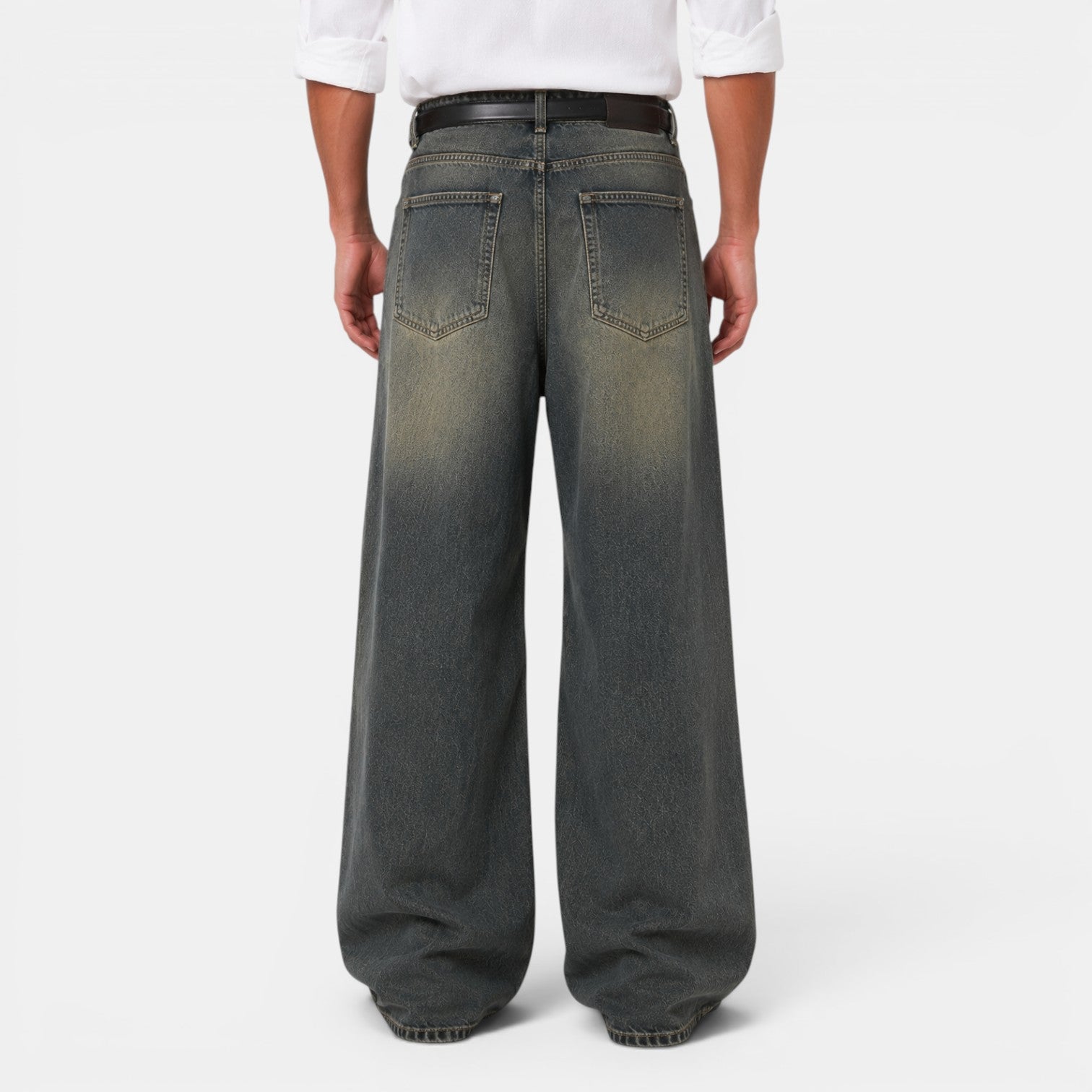 Pantalón Vaqueros Hombre Retro Ancho