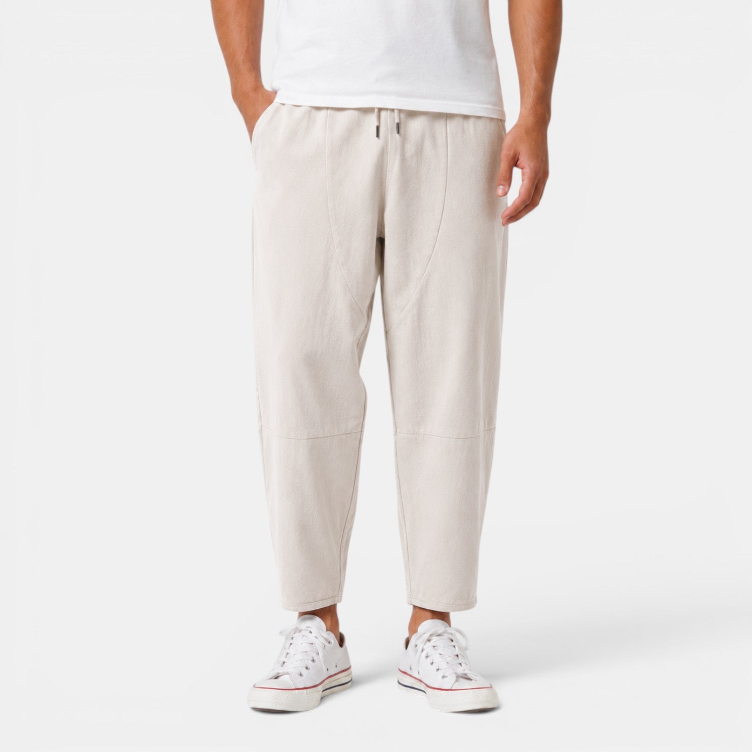 Pantalón Harem Hombre Lino